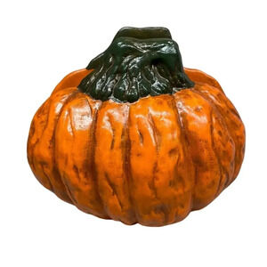 Hand Painted Ceramic Thanksgiving Fall Pumpkin Napkin Holder‎